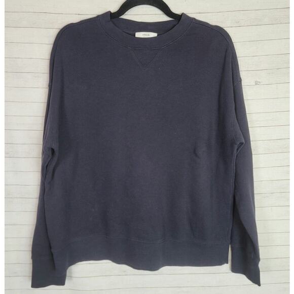 VINCE CREW NECK SWEATSHIRT IN BLACK, SZ SMALL - Picture 1 of 16